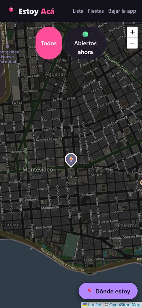 Mapa de boliches