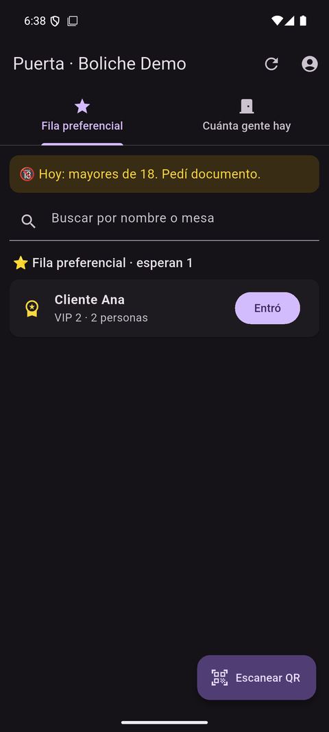 Fila preferencial