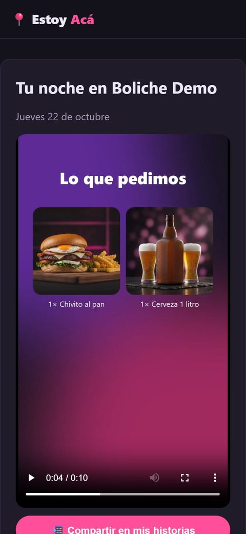 El video de tu noche